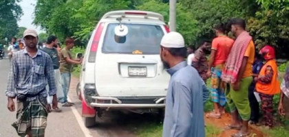 চুয়াডাঙ্গার হাতিকাটায় মাইক্রোবাসের নিচে পড়ে বৃদ্ধা নিহত