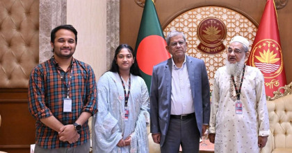 রাষ্ট্রপতির সাথে জুলাই শহীদ মুগ্ধর পরিবারের সদস্যদের সৌজন্য সাক্ষাৎ 