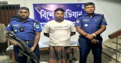 মহেশপুরে ডাকাতির চেষ্টা মামলায় যুবক গ্রেপ্তার