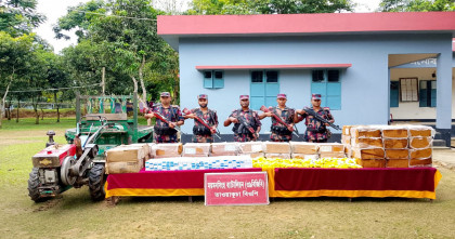 শেরপুর সীমান্তে ১৭ লাখ ৫৮ হাজার টাকার ভারতীয় কসমেটিকস আটক