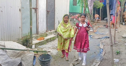 ‘সবাই বাবাকে বাবা বইলা ডাকে, আমি পারি না’ লামিয়া 