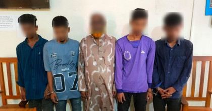 আদাবর থানার শ্যামলী হাউজিং এলাকায় একটি বাড়ীতে হামলার ঘটনায় পাঁচজন গ্রেপ্তার 