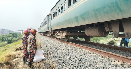 সিরাজদিখানে ট্রেনের ধাক্কায় অজ্ঞাত নারীর মৃত্যু