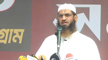সন্ত্রাস-চাঁদাবাজি বন্ধ ও গণভোটের রায় বাস্তবায়নের দাবি: মামুনুল হকের 