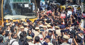 বিরোধীদের আন্দোলনে আবারও উত্তাল দিল্লির রাজপথ