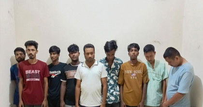 রাঙামাটিতে পুলিশের বিশেষ অভিযানে বিভিন্ন অপরাধে আটক ৯