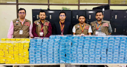 বিমানবন্দরে তিন যাত্রীর ব্যাগেজে ৬৩১ কার্টন বিদেশি সিগারেট আটক
