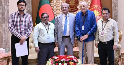 রাষ্ট্রপতির সঙ্গে ডিসিএইচ ট্রাস্টের প্রতিনিধিদলের সৌজন্য সাক্ষাৎ 