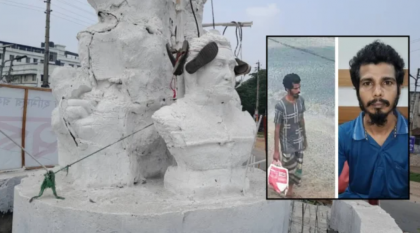ঝিনাইদহে বীরশ্রেষ্ঠ হামিদুর রহমানের ভাস্কর্যে জুতার মালা, গ্রেপ্তার এক