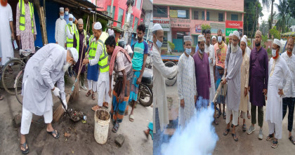 ডেঙ্গু প্রতিরোধে বেনাপোলে জামায়াতের পরিচ্ছন্নতা অভিযান