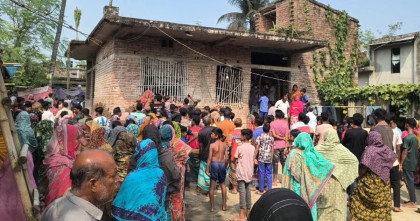 মেহেরপুরের ঝাঁউবাড়িয়ায় বাবাকে হত্যার পর ছেলে থানায় হাজির