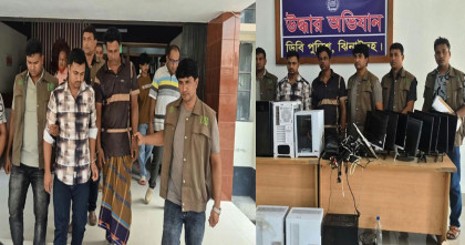 মহেশপুরে অনলাইন জুয়া পরিচালনার অভিযোগে বাবা-ছেলে গ্রেপ্তার