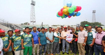 সাংবাদিকদের সম্প্রীতির বার্তা নিয়ে সাংবাদিক ইউনিয়ন বগুড়ার মিডিয়া কাপ শুরু