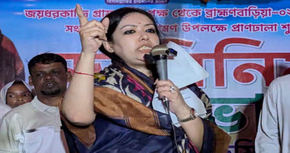 ডানে চাঁদাবাজ, বামে মামলাবাজ নিয়ে রাজনীতি করি না: রুমিন ফারহানা