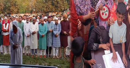 কফিনবন্দি হয়ে ফিরলেন সাহেদ, দুই সন্তান নিয়ে দিশাহারা স্ত্রী