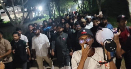 মার্চ ফর ইনসাফে ছাত্রদল নেতা শাকিল হত্যার বিচার দাবি ইনকিলাব মঞ্চের 